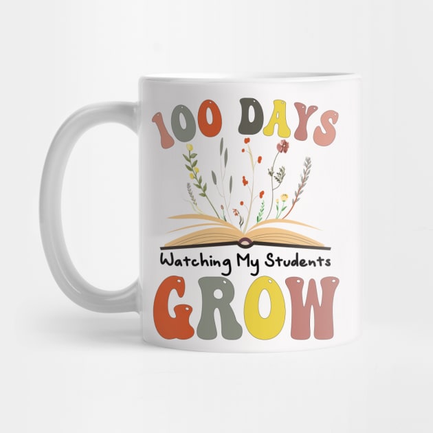 100 Day Watching My Students Grow 100 days of School Teacher by Uniqueify